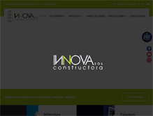 Tablet Screenshot of constructorainnova.com